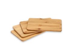 Funktion Smörgåsbricka 19 x 12 cm 4 st Bambu